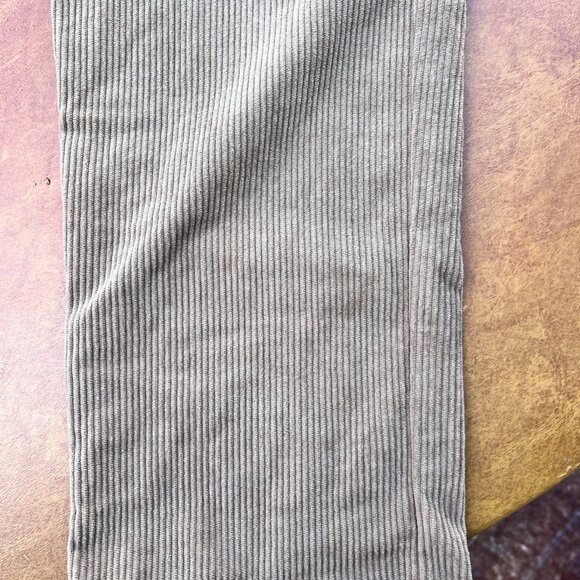 Size S Pants Womens Tan Beige Corduroy Straight Leg Mid Rise - Picture 3 of 12